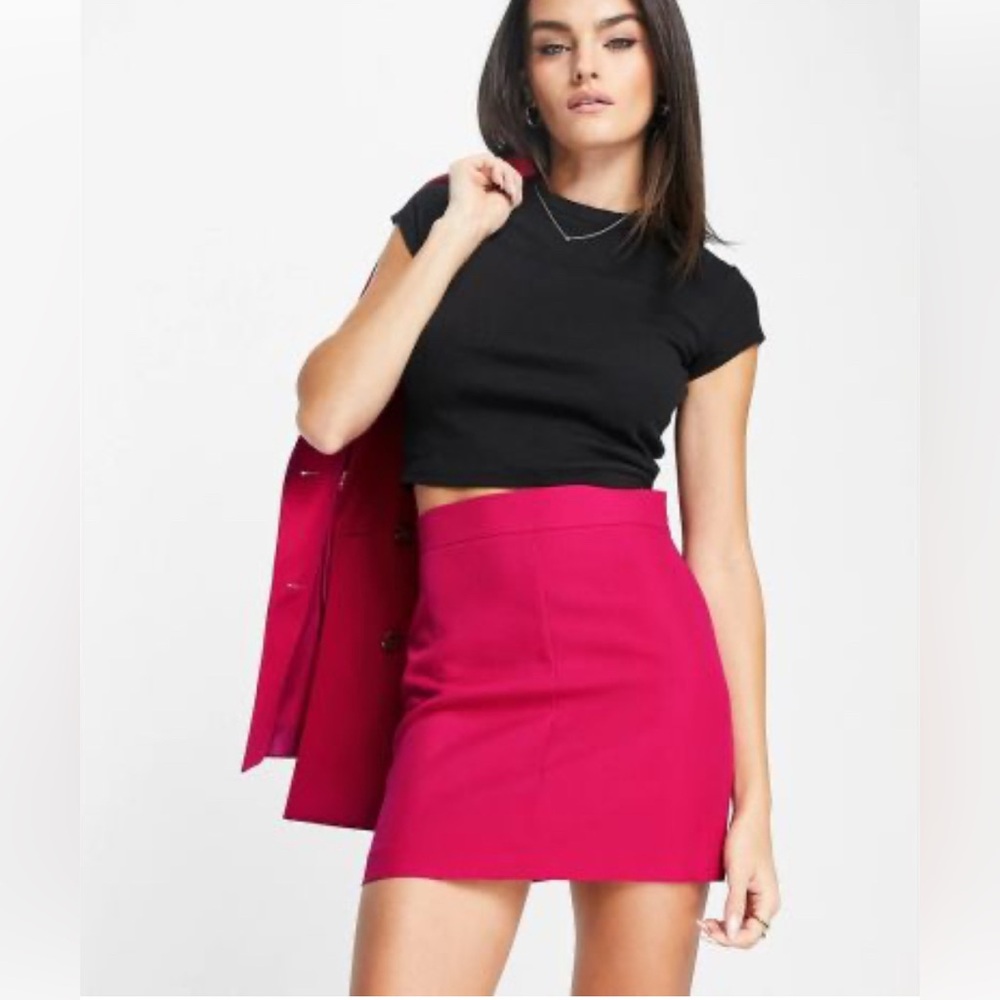 NWT ASOS Design Tailored Mini Suit Skirt
